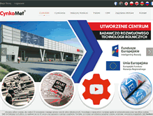 Tablet Screenshot of cynkomet.pl